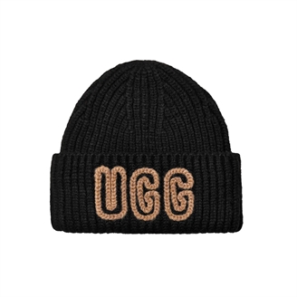 UGG Chunky Crafted Rib Beanie Black